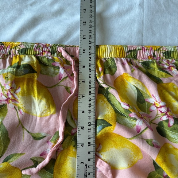 P. J. Salvage Womens Floral Pull On Pajama Lounge Pants Multicolor Pink Comfy - Picture 10 of 13